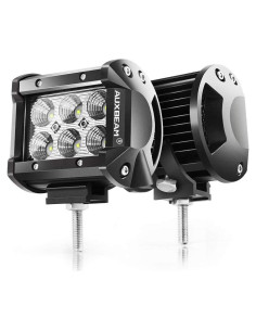 Barra de luz LED Auxbeam 4" 18W 1800lm IP67 - Paquete de 2