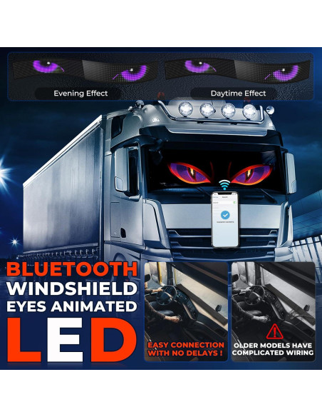 Luz LED Ojos de Diablo KAKSEY 176.2x19.2 cm para Auto