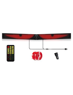 Ojos LED Programables Sulmeyhub 59.6cm para Carro USB