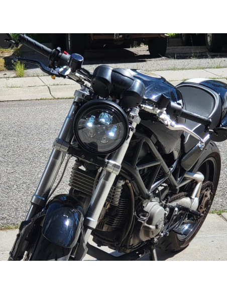 Faro LED 7" Eagle Lights 8700G3 Cromo para Motocicleta