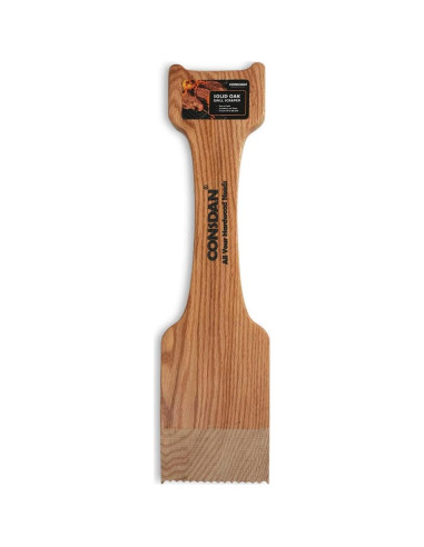 Raspador de Parrilla de Madera CONSDAN 52x13 cm Roble Sólido