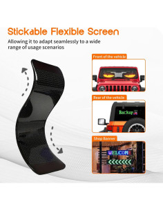 Luces LED Ojo Diablo NCFAUTO para Parabrisas 60cm IP65 2