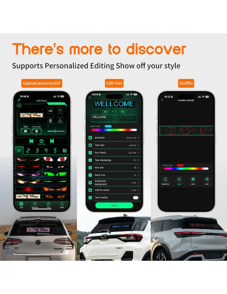 Luces LED Ojo Diablo NCFAUTO para Parabrisas 60cm IP65