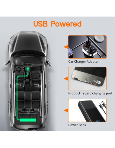 Luces LED Ojo Diablo NCFAUTO para Parabrisas 60cm IP65