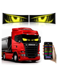 2 Pcs Ojos LED Demonio GOTUS 58.42x12.7cm Programables