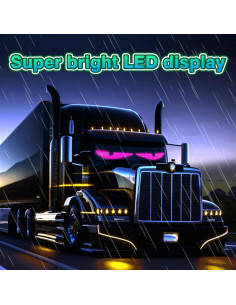 2 Pcs Ojos LED Demonio GOTUS 58.42x12.7cm Programables 2