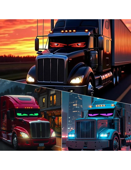 2 Pcs Ojos LED Demonio GOTUS 58.42x12.7cm Programables