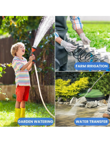 Bomba de Pozo Superficial FOTING 1.5HP con Tanque 5 Gal