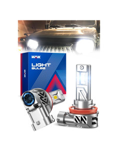 Bombilla LED KAX H11 50000 Lúmenes 100000 Horas Vida Útil