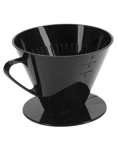 Cono de Filtro de Café Westmark Tamaño 4 - Plástico Negro
