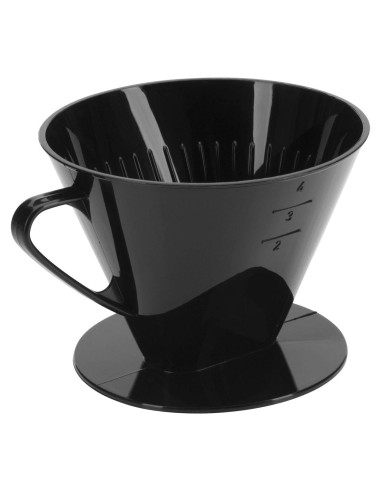 Cono de Filtro de Café Westmark Tamaño 4 - Plástico Negro