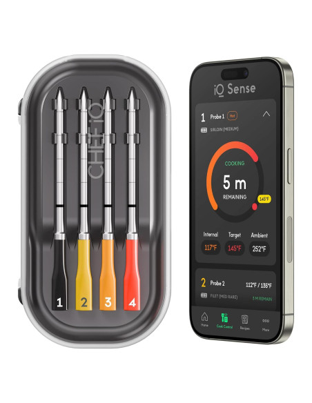 Termómetro de Carne Inalámbrico CHEF iQ CQ60 - 4 Sondas