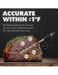 Termómetro de Carne Inalámbrico CHEF iQ CQ60 - 4 Sondas 2