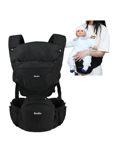 Portabebés ergonómico Kinzino 6 en 1 para 3.2-20.4 kg