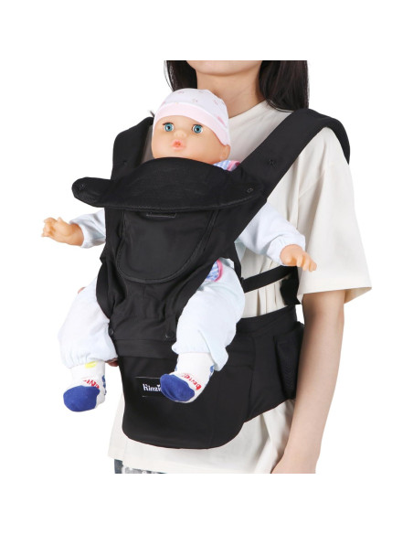 Portabebés ergonómico Kinzino 6 en 1 para 3.2-20.4 kg