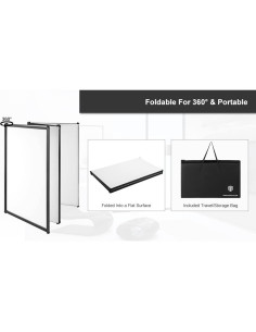 Fachada Cabina de Evento Portátil ACHEE DJ 4 Paneles Plegables 2