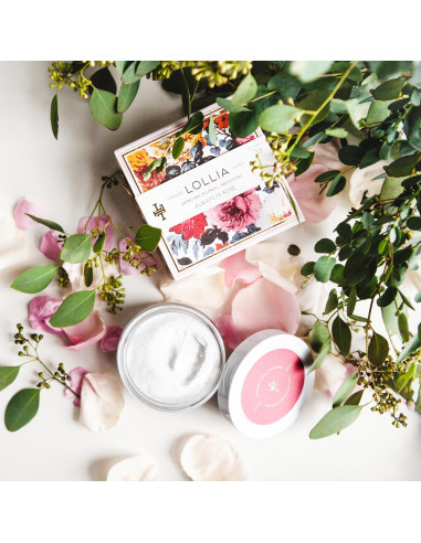 Manteca Corporal Lollia Siempre en Rosa 155 g - Hidratante Floral
