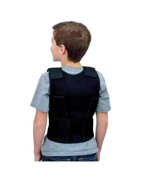 Chaleco de Compresión Sensorial TOPARCHERY Mediano Negro