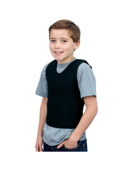 Chaleco de Compresión Sensorial TOPARCHERY Mediano Negro