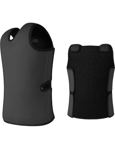 Chaleco de Compresión Sensorial Ajustable para Niños - Neopreno Negro