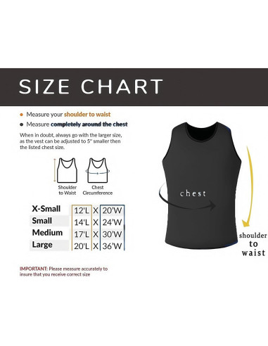 Chaleco de Compresión Sensorial Ajustable para Niños - Neopreno Negro