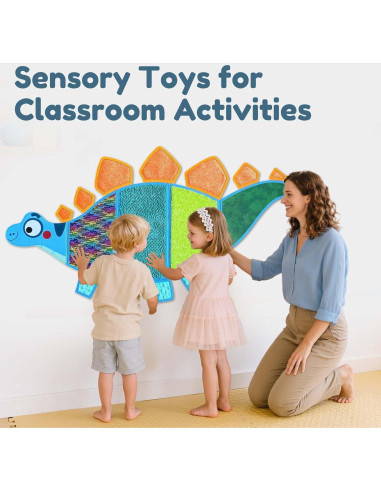 Panel Sensorial para Niños Srichly, 16 Piezas Texturizadas