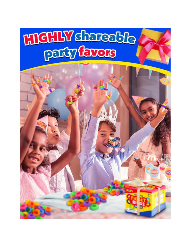 KLT Juguetes Antiestrés 100pcs Anillos Sensoriales para Niños