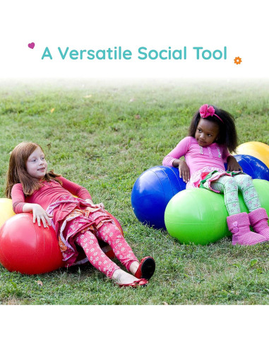 Pelota de Cacahuate Amarilla Mediana Diversión y Función - Ejercicio y Terapia