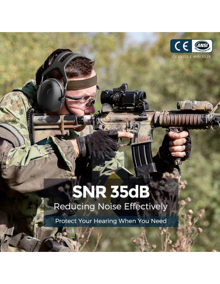 Auriculares Canceladores de Ruido Onhear 35dB Ajustables