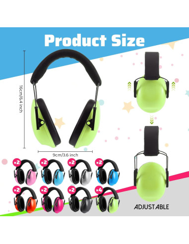 Auriculares de Protección Auditiva para Niños Amylove 36 Pcs 27dB