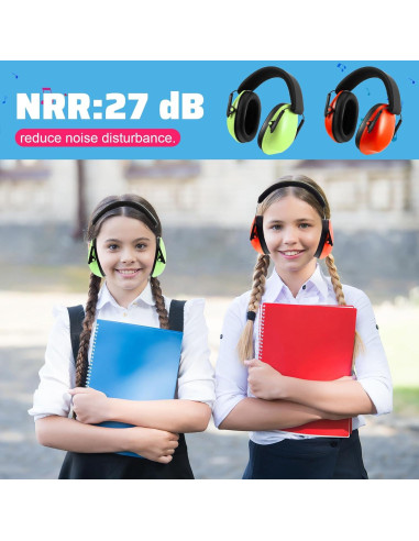 Auriculares de Protección Auditiva para Niños Amylove 36 Pcs 27dB