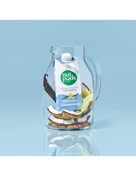 Crema de Café Sin Azúcar Nutpods Vainilla Francesa 4x11.2oz