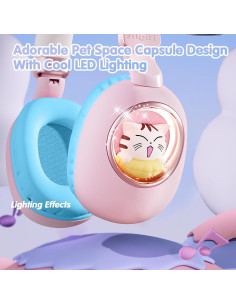 Auriculares Inalámbricos para Niños esonstyle S21 - Bluetooth 5.4, 85dB 2