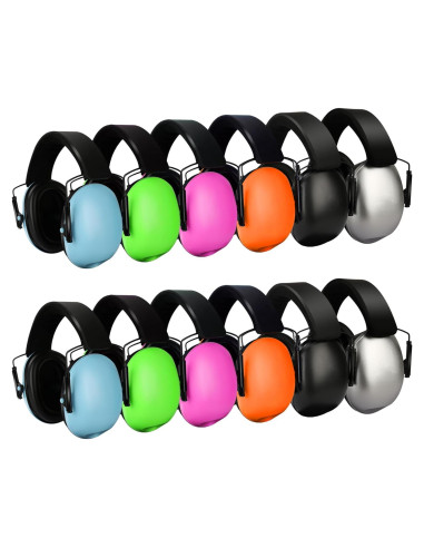 12 Auriculares para Niños con Cancelación de Ruido 27dB
