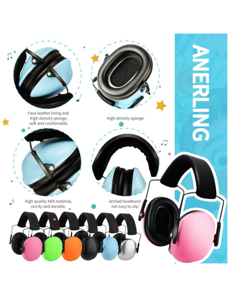 12 Auriculares para Niños con Cancelación de Ruido 27dB