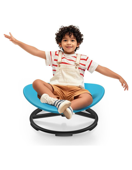 Silla Giratoria Sensorial PURUYE para Niños Azul - 100 kg