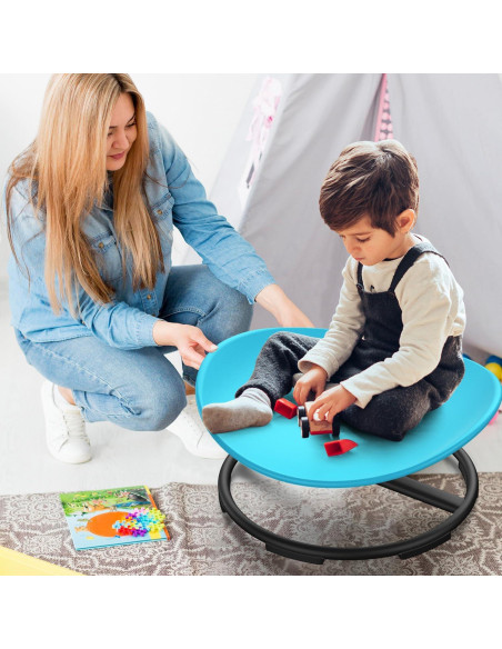Silla Giratoria Sensorial PURUYE para Niños Azul - 100 kg