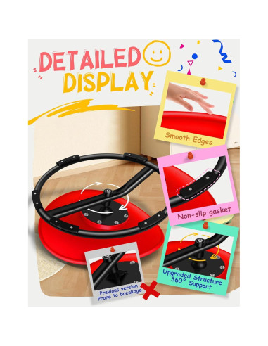 Silla Giratoria Sensory para Niños FERUERW Rojo 100kg