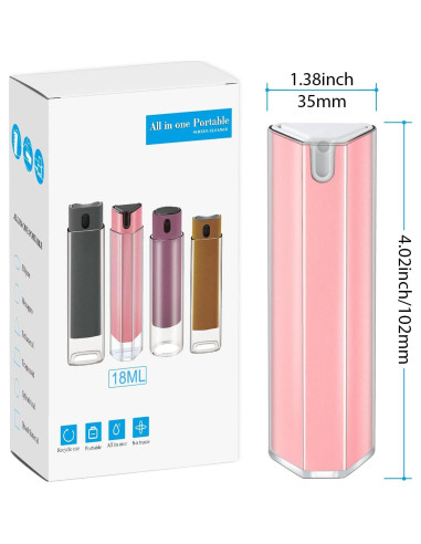 Limpiador de Pantalla JiaTeums 18ml + Recarga 20ml Rosa