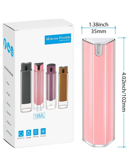 Limpiador de Pantalla JiaTeums 18ml + Recarga 20ml Rosa