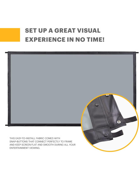 Pantalla de Proyector KODAK 120" Gris Doble Reemplazo 304.8 cm