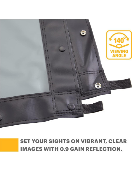 Pantalla de Proyector KODAK 120" Gris Doble Reemplazo 304.8 cm