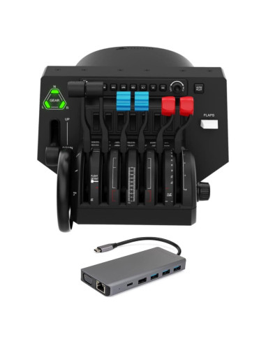 Paquete Cuadrante Aceleración Honeycomb Bravo + Hub USB-C 13-en-1