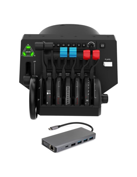 Paquete Cuadrante Aceleración Honeycomb Bravo + Hub USB-C 13-en-1