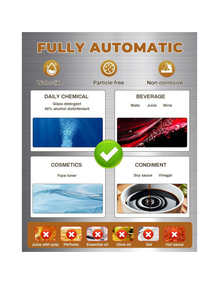 Máquina de Llenado Automático Moonshan 4 Boquillas 1-900ml