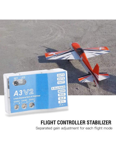 Controlador de Vuelo Estabilizador Durlclth A3 V2 3 Ejes RC