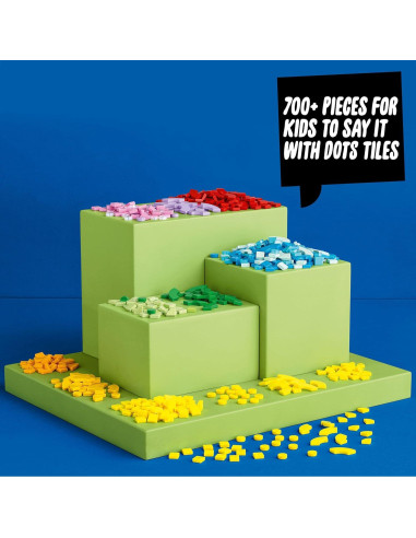 LEGO DOTS Kit de Letras 41950 - Azulejos Personalizables