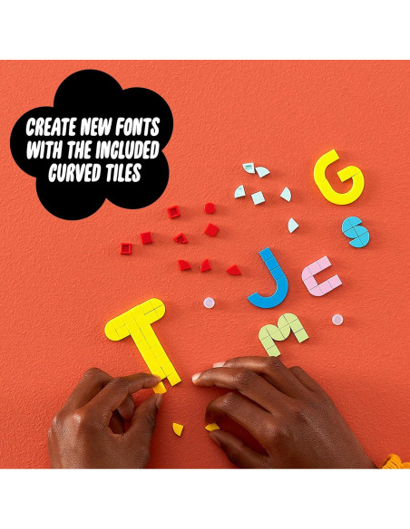 LEGO DOTS Kit de Letras 41950 - Azulejos Personalizables