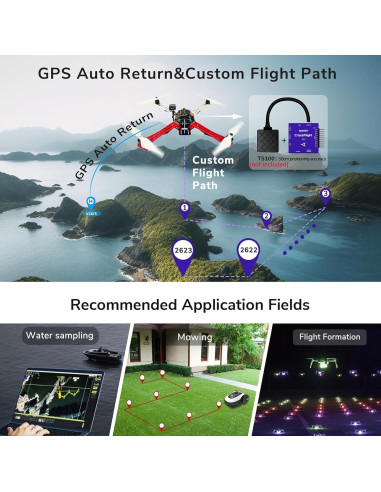 Controlador de Vuelo Radiolink CrossFlight Mini 10 PWM