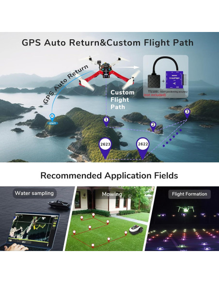 Controlador de Vuelo Radiolink CrossFlight Mini 10 PWM